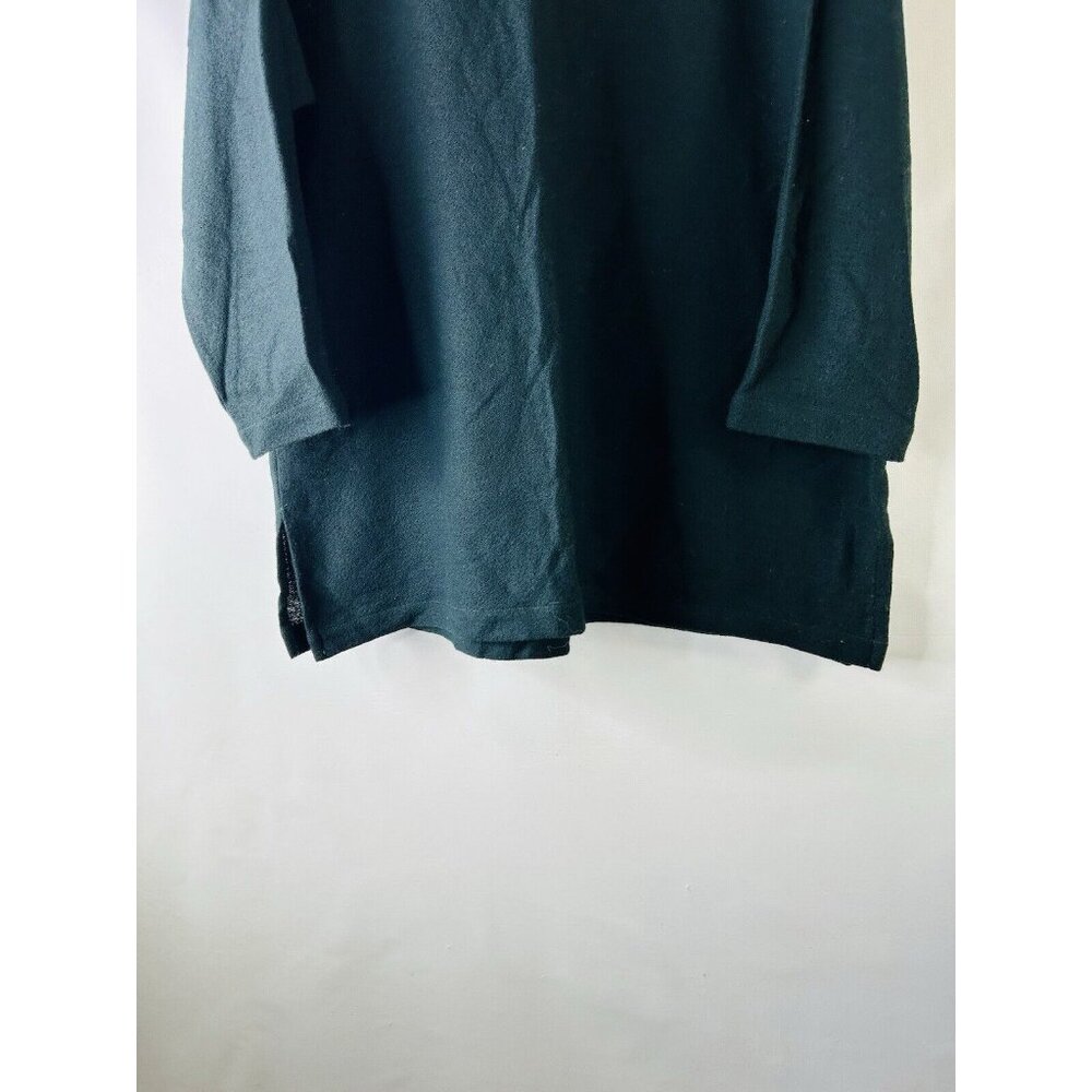 Eileen Fisher Wool Knit Turtleneck Blouse Lightwe… - image 3